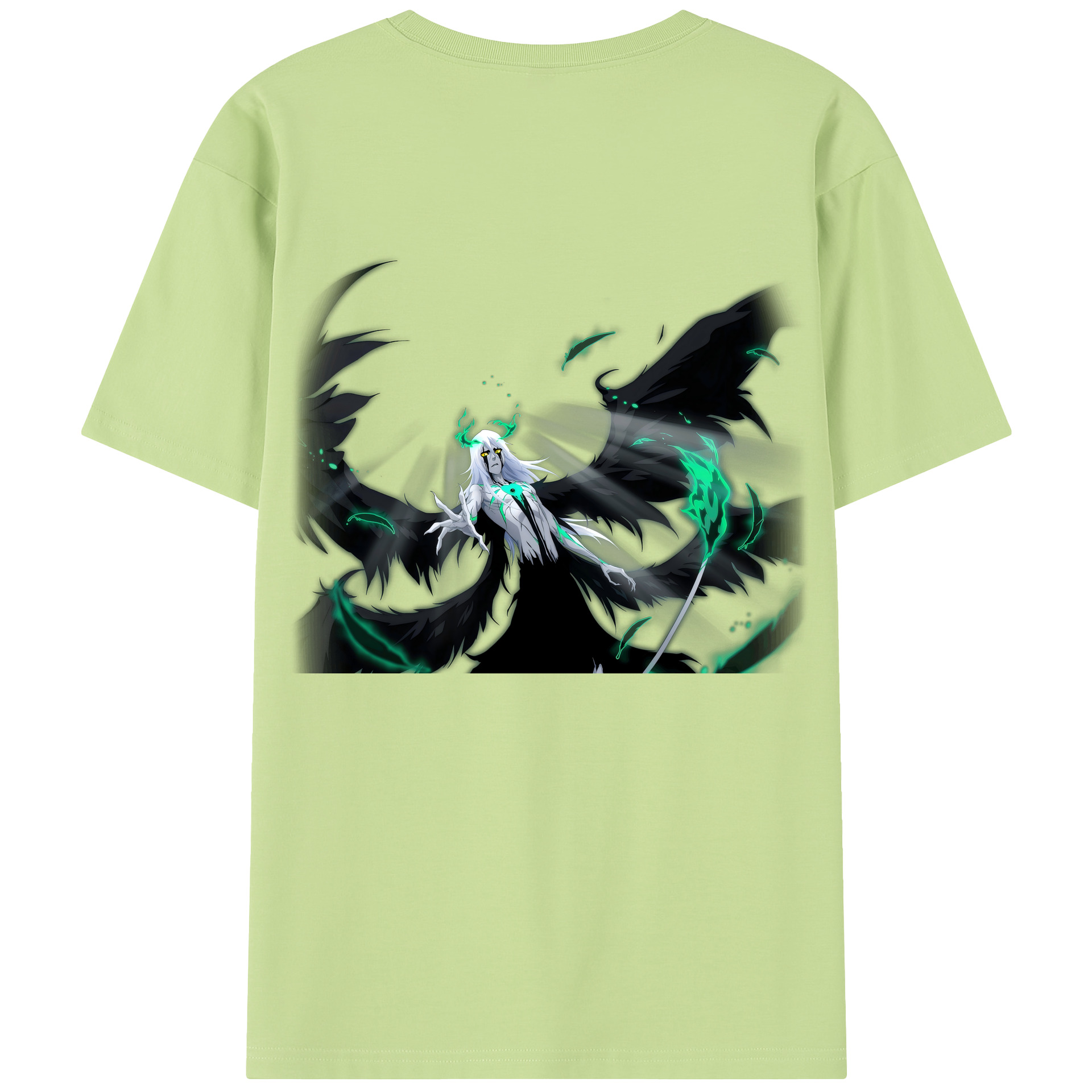 （画像用） ブリーチ ウルキオラ·シファー BLEACH Ulquiorra cifer 綿100％半袖Tシャツ（背面プリント）